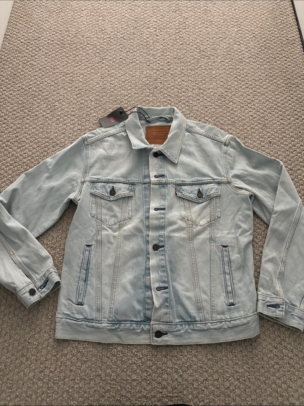 Classic Light Blue Denim Jacket - Men's Lightweight Shirt Jacket